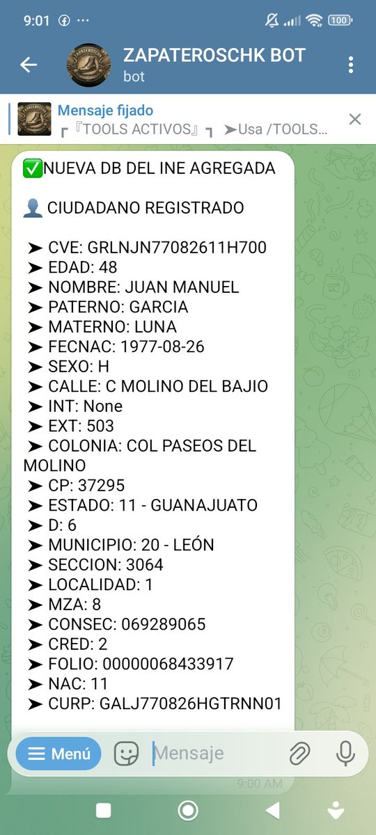 AmandoGali98's tweet photo. @CRTGobMX Ahí está para que sigan mamando con su pendejo registro https://t.co/TCv6Bf7gse