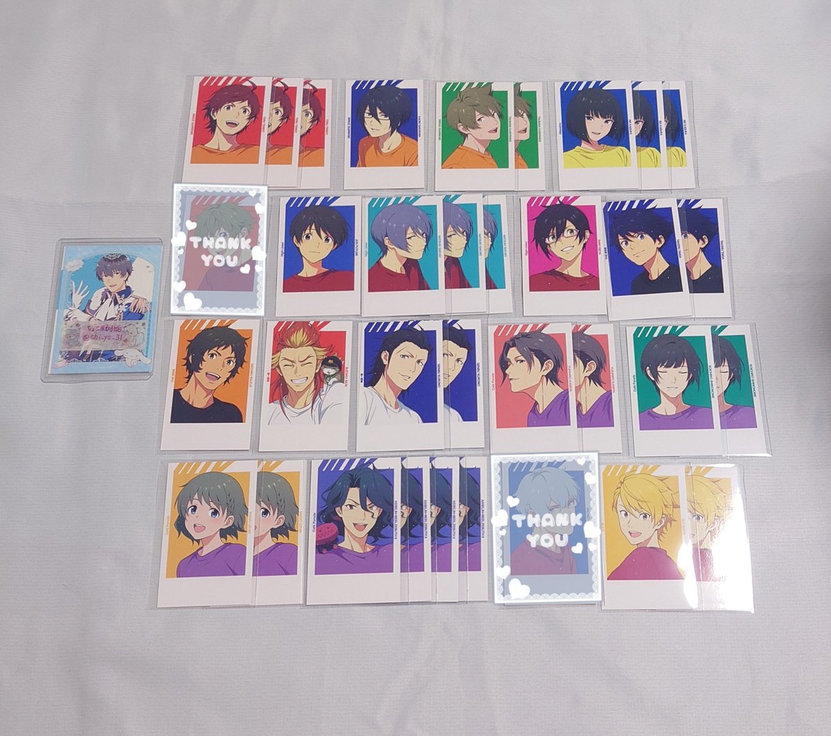 chi_yo_31's tweet photo. 【交換】 アイドルマスターSideM FiFS展 表情フォトカ フォト風カード 特典

【譲】
フォトカ・特典
輝・薫・翼・麗・悠介・龍・九郎・旬・夏来・四季・朱雀・玄武・幸広・荘一郎・アスラン・巻緒・類・タケル・道流・大吾・一希・百々人・鋭心
⇒ https://t.co/YOPd9crkWs