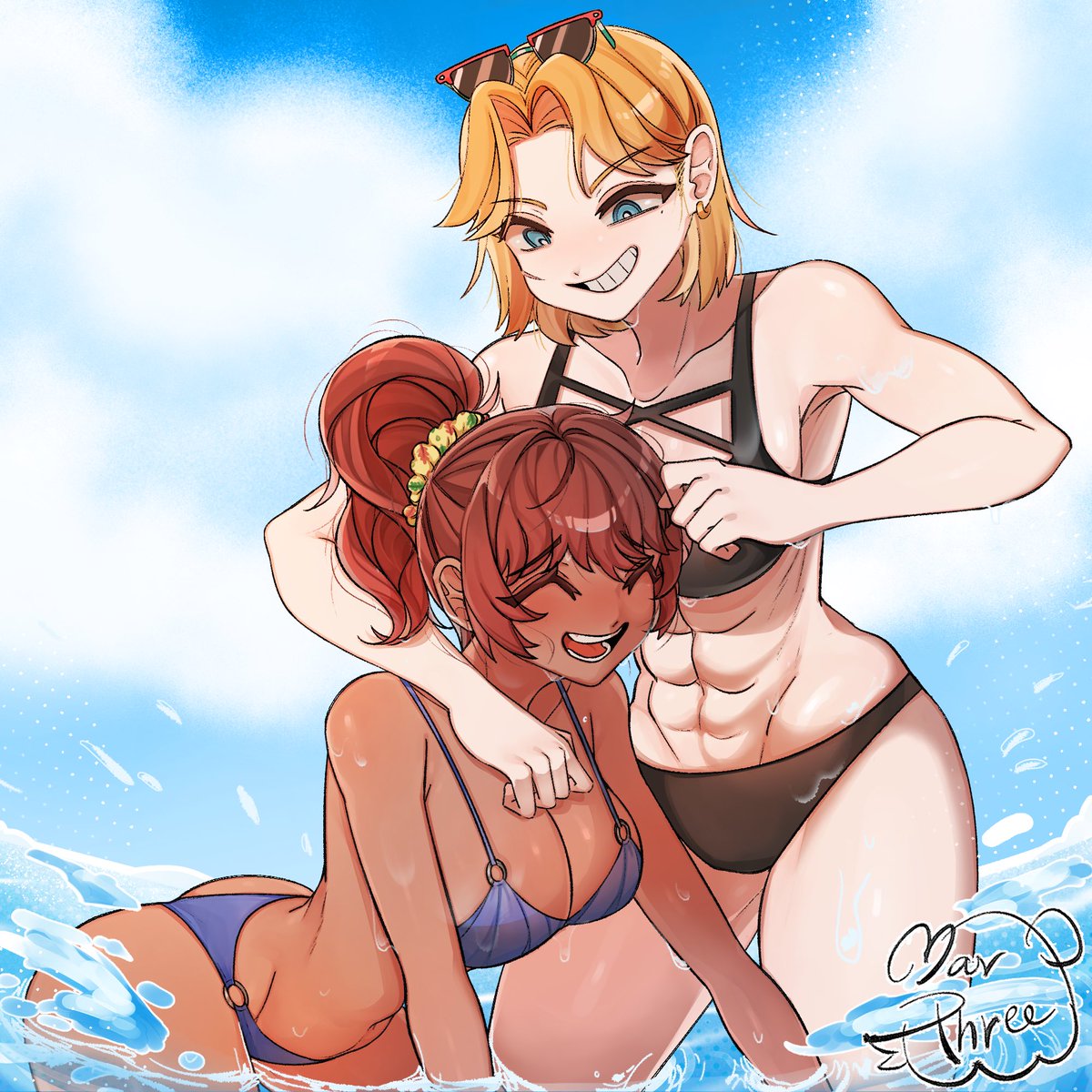 Photobox30's tweet photo. Sashanne beach 
CM art made by @MarPhree https://t.co/z5wSwHYQD0