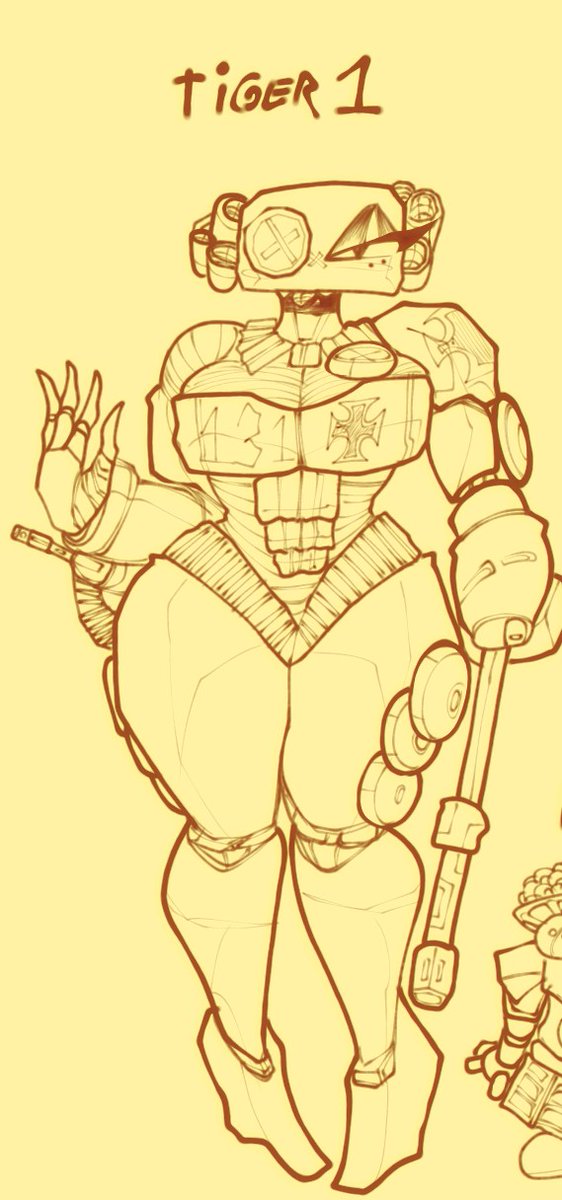 vsDiscordin's tweet photo. Im tired, get a —Tiger— girl . 🇩🇪  #OCㅤㅤ #tanks https://t.co/JEXCviFrmp