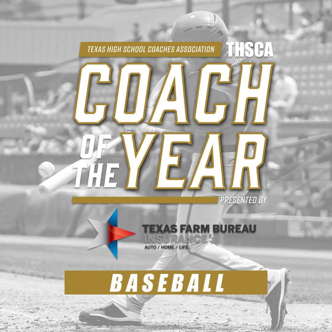 THSCAcoaches's tweet photo. Congratulations to the recipients of the THSCA Baseball Regional Head Coach of the Year awards and Regional Assistant Coach of the Year awards presented by @TXFBinsurance!⚾⭐️ #THSCACOTY 

Find the complete list of honorees on our website➡️ https://t.co/J3hZTYZKYV https://t.co/CM4lHhJnAf