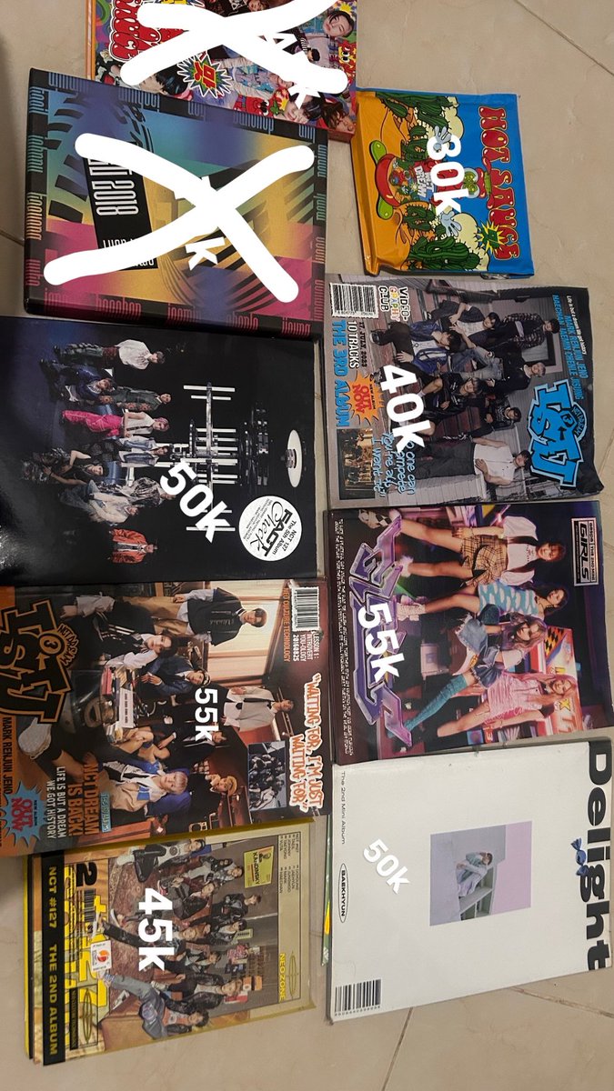 flowerpiess's tweet photo. please rt!
WTS! Album nct dream, 127, aespa, baekhyun, nct 2018 #wts #wtsalbum #nct #wtsnct #wtsaespa #aespa
🍊checkout di shopee
✅good condition, kecuali istj album nct dream yang warna biru (lecek dikit)
✅take all lebih murah
🏡bekasi https://t.co/LMhwN7oqQ7