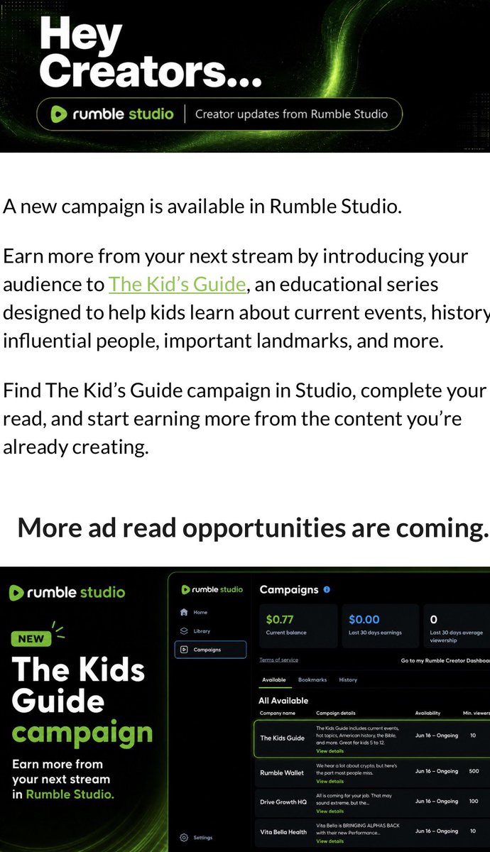 thelumpypotato's tweet photo. Hey @rumblevideo Creators! 👋 https://t.co/dljlzqu3yr