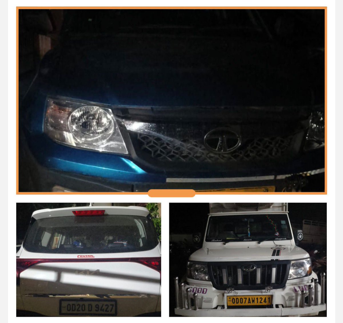 spgajapati's tweet photo. Adava Police busted an illegal cattle trafficking network🚨

✅ 10 cattle rescued
✅ ₹1.70 lakh cash seized
✅ 2 Bolero Pick-ups &amp; 1 Kia vehicle seized
✅ 3 mobile phones seized
✅ 3 accused arrested
 
Charges : Sec 111, BNS and Prevention of Cruelty to Animals Act https://t.co/RxeqWtEIYC