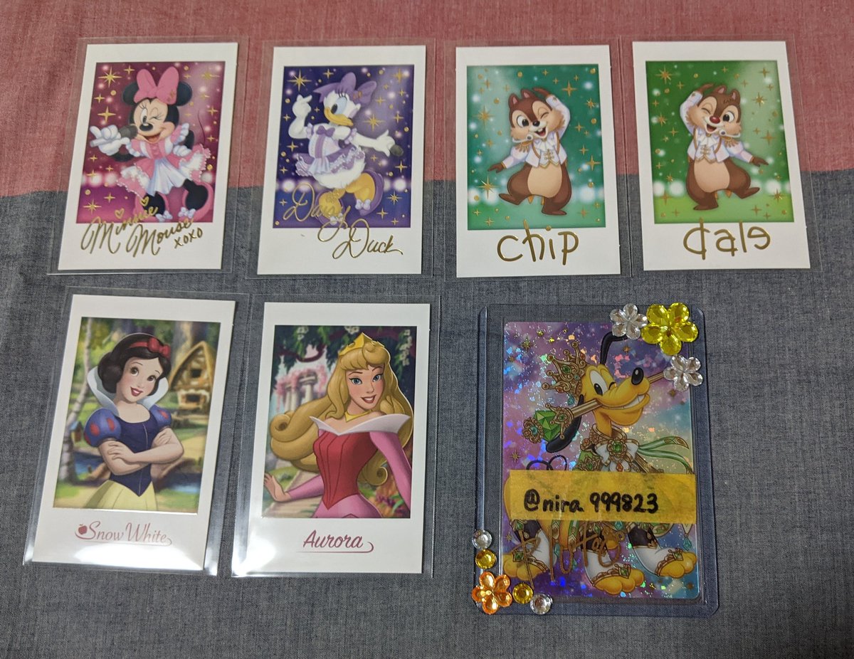 nira999823's tweet photo. ディズニー　キャラポトレ　交換

譲
ミニー、デイジー、チップ、デール、白雪姫、オーロラ姫
求
プルート

郵送交換希望です
できるだけまとめてお取引いただける方優先です

お心当たりのある方はお気軽にお声掛けください。 https://t.co/NiOheeywgG