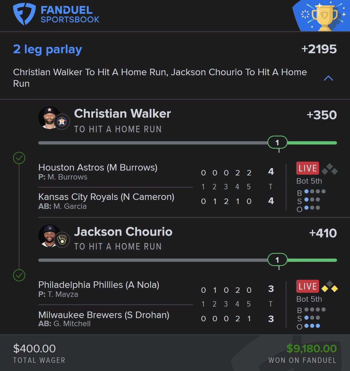 AllInAbe's tweet photo. $50,000 Profit Last 4 Days In Premium! 

✅ $300 into $24,335.85
✅ $300 into $13,806.00
✅ $400 into $9,180.00
✅ $400 into $7,102.00

Invest $10 To Make Thousands Today:
➡️ https://t.co/2R2iWw6Ef8 https://t.co/2hTaQGCI58