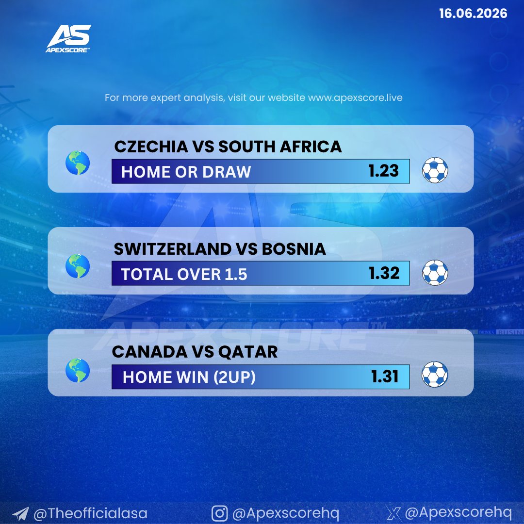 Manuel_gco's tweet photo. 🏟 BANKER PARLAY ✅️ 
Betwinner Code → 6NMZK

🔗 Register on BETWINNER :
→ https://t.co/P3oidXOVYg

🎁 Use the promo code ASAA to get up to 300% on 1st deposit.

TG → https://t.co/6Huc0al1qb https://t.co/qsJlbZnxPu