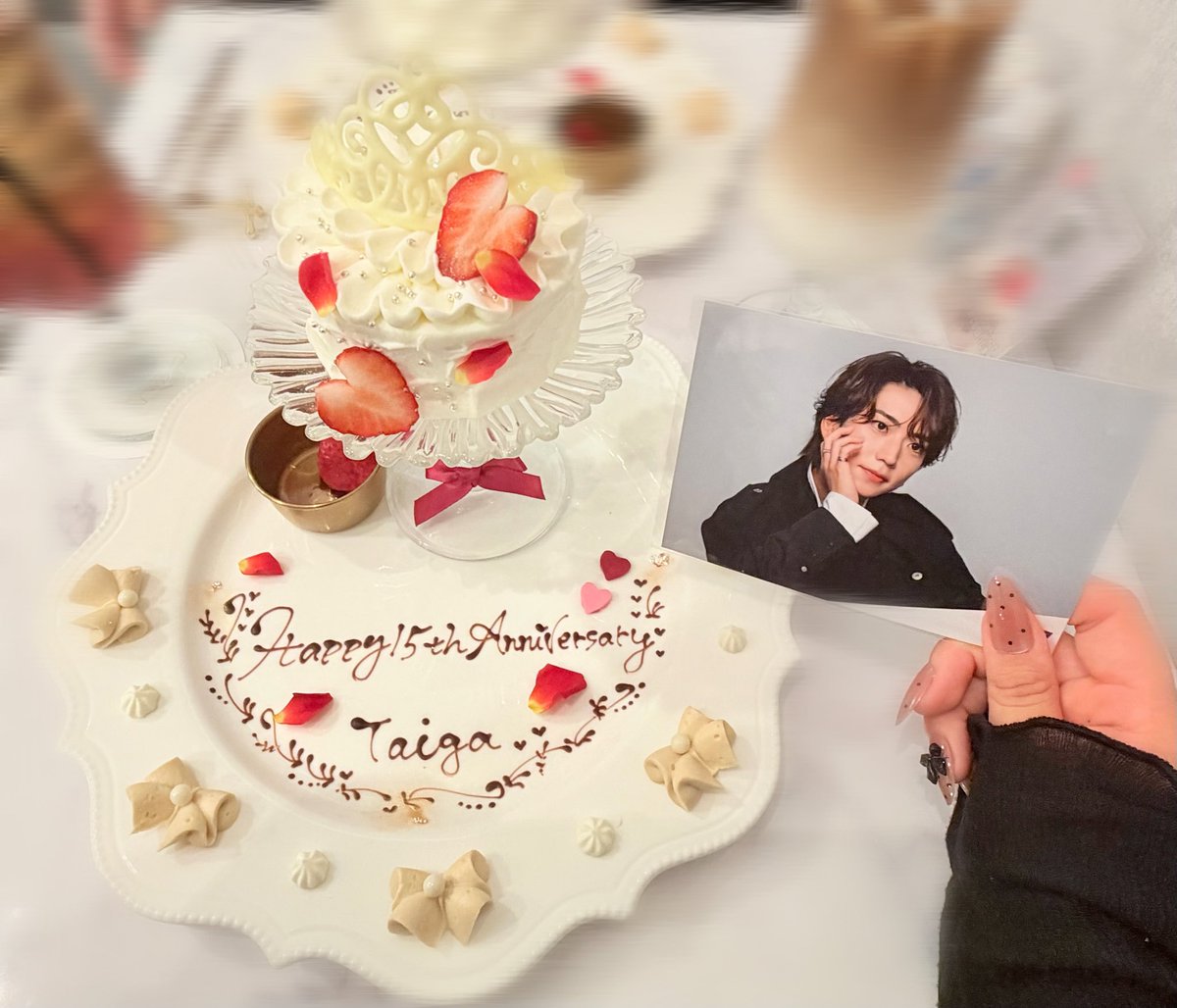 tig____629's tweet photo. 大河くんアイドル15周年おめでとう💙💐✨ https://t.co/4lfvkOlUof