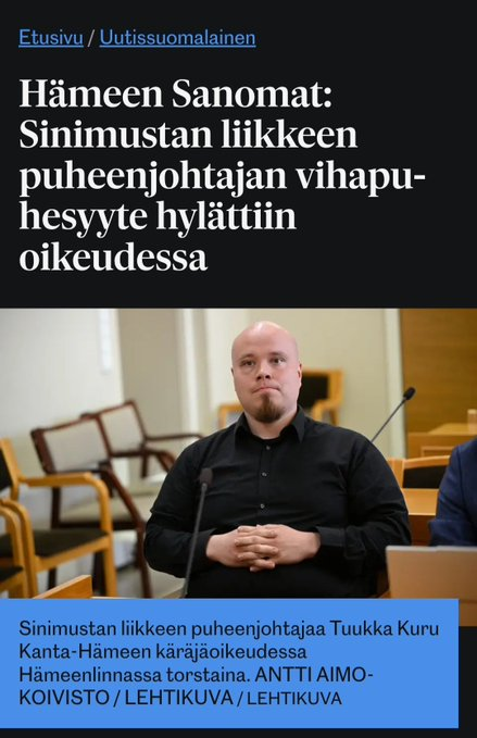 JHarkki's tweet photo. EN IHMETTELISI JOS SINIMUSTIEN ÄÄNIMÄÄRÄ TULEE OLEMAAN SHOKKI VASEMMISTOLLE !!! https://t.co/NjM5TCYNHQ