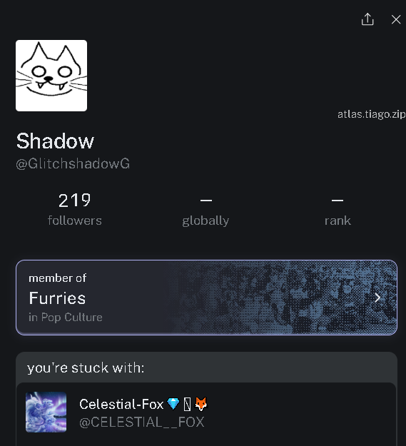 GlitchshadowG's tweet photo. beside me, because you are trap with me! https://t.co/x300ZP8wOH