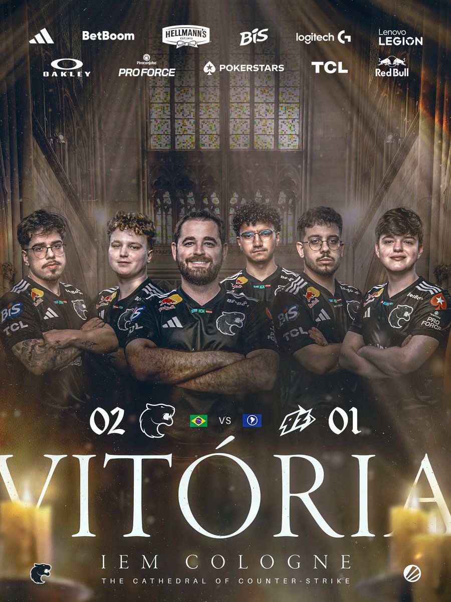 FURIA's tweet photo. TAMO NA QUASE-FINAL DO MAJOR! 🇩🇪✅

Dust2 8-13
Mirage 13-9
Overpass 13-6

#FURIACS 2x1 de virada contra a 9z pra cravar a pantera no top 4 e na briga pelo título do #IEM Cologne Major 2026! 🔥

VAMOOOOOOOOOOOOOOOOOOOOOOOOOOOOOOOOOOOOOOOOOOOOOOOOOOOOOOOOOO

É #DIADEFURIA NA ALEMANHA