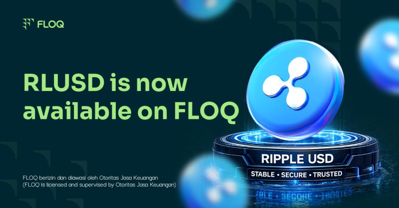 BankXRP's tweet photo. Proud moment for the ecosystem 🙏

RLUSD is now listed on FLOQ in Indonesia 1.8 million users, licensed platform, real partnership with @Ripple 
This is what responsible adoption looks like. 

Quiet, steady, real https://t.co/R9b1rJmvLf