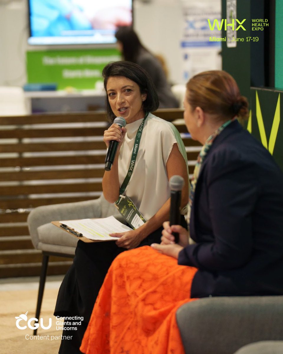 whxmiami's tweet photo. This is what happens when giants and unicorns come together⚡️

From Day 1 to Day 2, the Future X Stage has been filled with powerful conversations, global healthcare leaders, founders, investors, innovators, and decision-makers shaping what’s next.

See you tomorrow at #WHXMiami https://t.co/IeeZT0CKYH