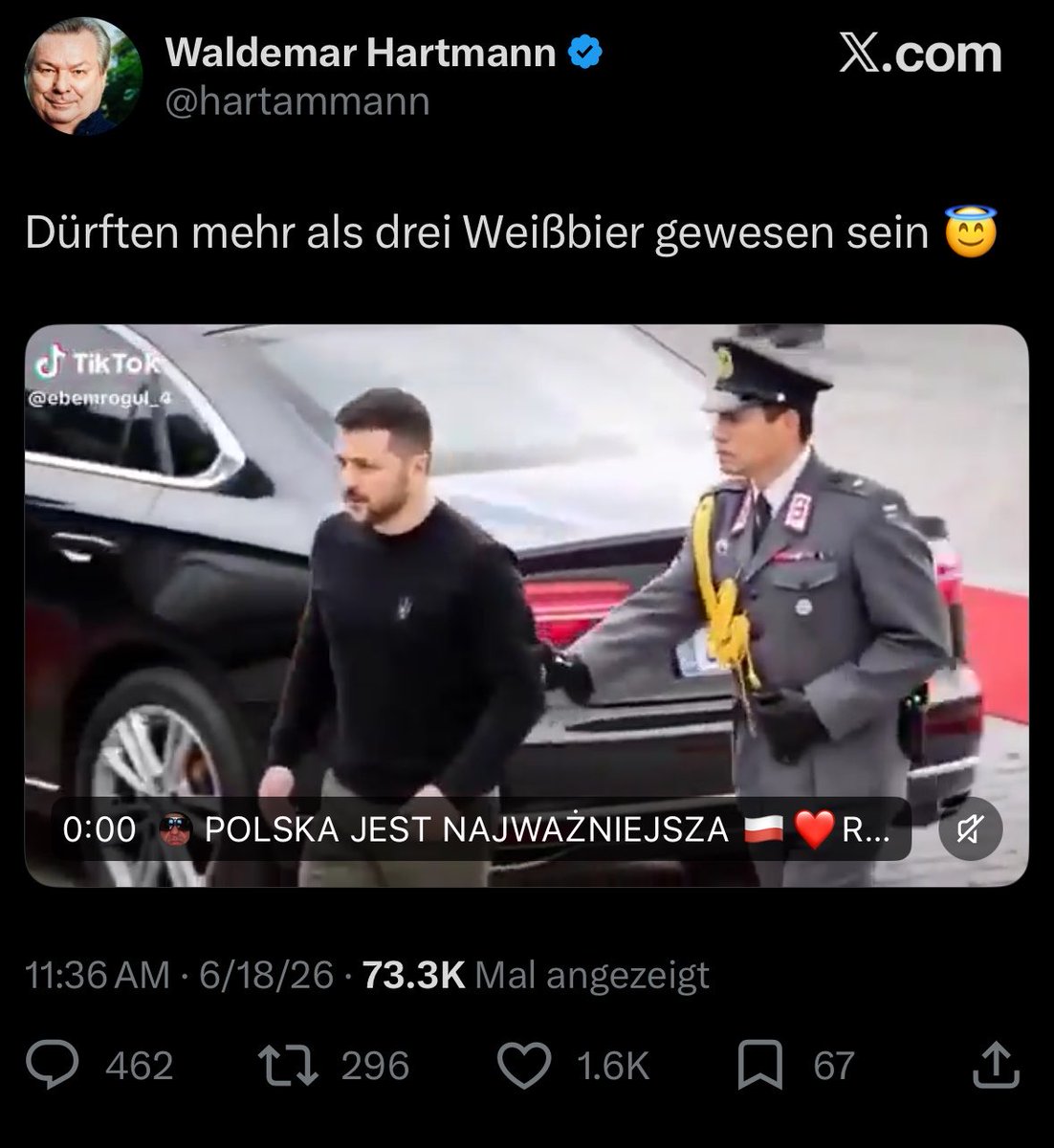LarsWienand's tweet photo. @hartammann @OERRBlog Wieso haben Sie denn ohne Kommentar und Richtigstellung Ihren Post mit dem KI-Video von Selenskyj gelöscht, das der Kreml nicht besser hinbekommen hätte? 
Und wieso erzählen Sie was von Fälscherwerkstatt? https://t.co/xJtGJXR7Si