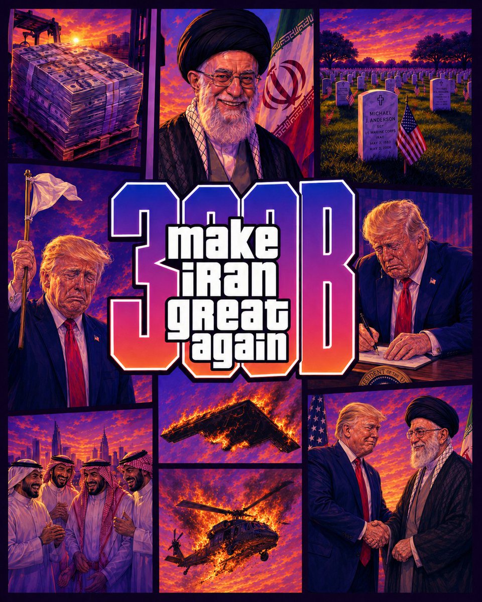 TrueBironGaming's tweet photo. @WhiteHouse You saved Iran before GTA 6. 😂 https://t.co/rYuhzqfI5Q