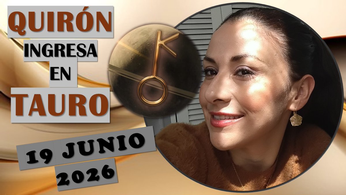 EspeFlorianCh's tweet photo. QUIRÓN INGRESA EN TAURO
19 DE JUNIO DEL 2026
Vídeo Aquí: https://t.co/COJugSr0gW
#quironentauro #quiron #kiron #astrología
#quironingresaentauro #cartanatal #cartaastral https://t.co/T5Zcu4pLbd