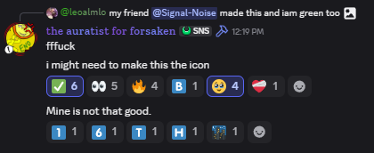 _Signal_Noise_'s tweet photo. Apparently this might become real lmao

I'm so fucking green

#forsaken #forsakenroblox https://t.co/2an01YrbRf