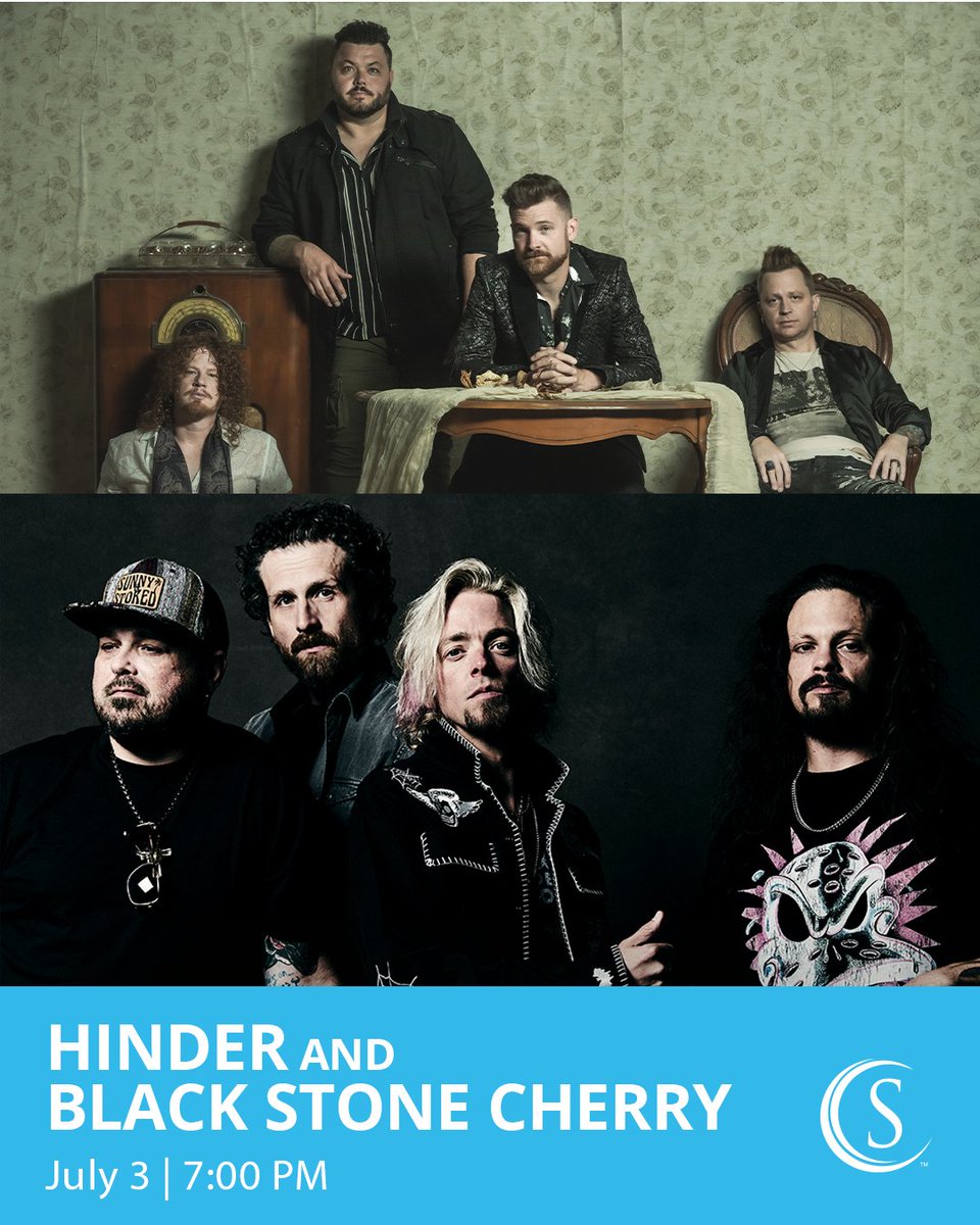 BlkStoneCherry's tweet photo. Still need some plans to start your 4th of July weekend? Come rock out with us and Hinder at the @SnoCasino on July 3rd! Tickets are on sale now! https://t.co/PasCuOPtJr https://t.co/MVxS6lpoph