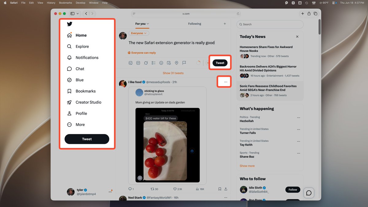 tyler tweet media