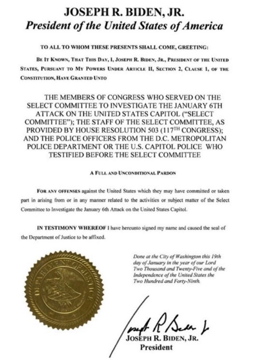TimothyBair's tweet photo. @GuntherEagleman AUTOPEN PARDON OF ILLEGALLY FORMED COMMITTEE WHO ALLEGEDLY DESTROYED EVIDENCE having never yet been charged with the alleged crimes
WHERE ARE MY PRE-EMPTIVE PARDONS for crimes I never commit? 
X KEEPS PRESUMING ME GUILTY...RESTRICTING MY ACCOUNT for them😠🤔 https://t.co/SVIIJvTsmL
