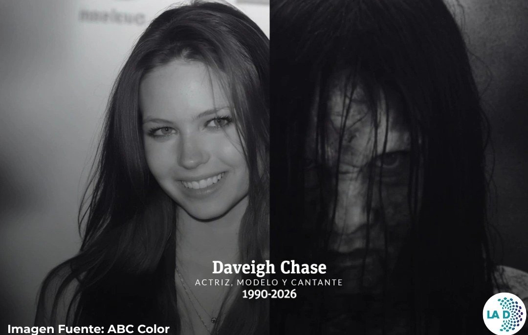 lademocraciapy's tweet photo. ACTRIZ DE “THE RING” Y “LILO &amp; STITCH” FALLECE A LOS 35 AÑOS
Daveigh Chase, actriz estadounidense, murió a los 35 años por complicaciones de salud. Fue reconocida por sus papeles en cine de terror y animación desde su infancia. https://t.co/TZLkxU0lva