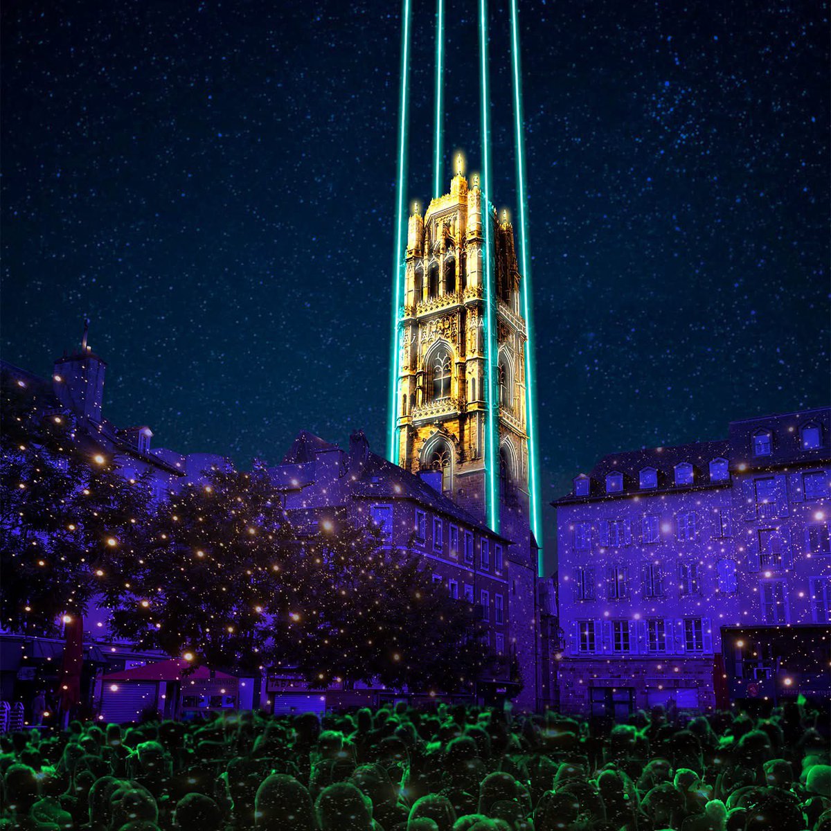 AmisCathRodez's tweet photo. [500 ANS CLOCHER👀] À la tombée de la nuit, laissez-vous surprendre… Le clocher s’illuminera et redessinera le paysage de Rodez avec une création artistique exceptionnelle ✨
📅 Du 19 juin au 31 août 2026
🕘 À la nuit tombée
💡 Gratuit

#Rodez #Aveyron #PatrimoineVivant #Lumière https://t.co/PX4yoOvZJy