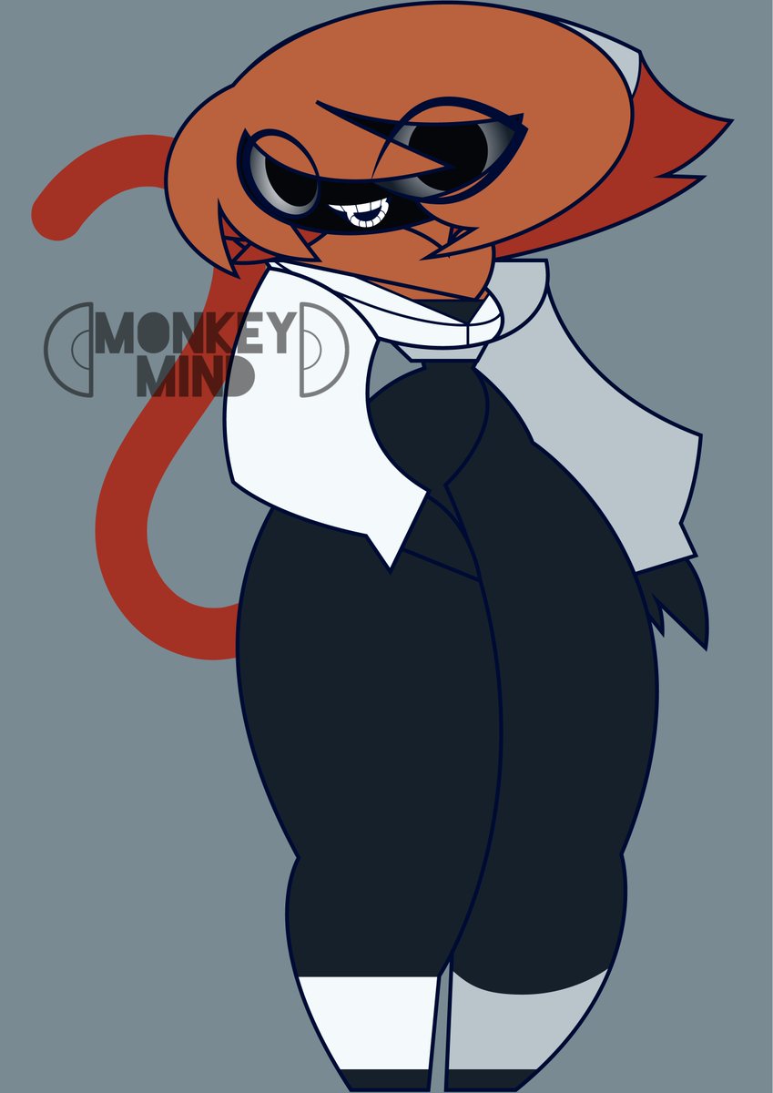 Monkey_MindX3's tweet photo. Meet Chervil in my new art style! He’s now Ollie’s adoptive father instead of just a relative. And yeah, I think you can guess that I created him back when the 'yandere monster boyfriend' trend was super popular https://t.co/bsH5KElJCG