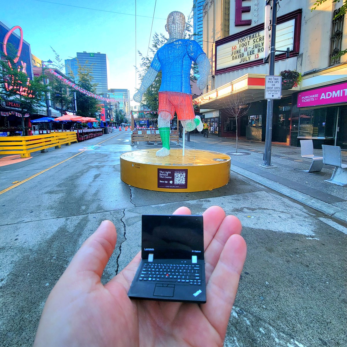 geordiemuppet's tweet photo. #Vancouver is a host city for #fifaworldcup2026.

I took the Mini @Lenovo #ThinkPad on a local tour for #ThinkPadThursday.   

More photos to come ⚽🌎🏆 https://t.co/NIU4pjLalM