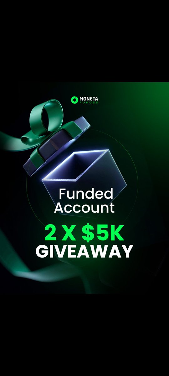 AuwalBello30746's tweet photo. Giveaway 
2x 5k
How to enter:
1️⃣ Follow @MonetaFunded 
2️⃣ Join Moneta Funded India Community (https://t.co/zGv7yxBfDr)  Message.
3️⃣ Join Moneta Funded Arabic Community (https://t.co/KiGb5cwcED)  Message "Done"
4️⃣ Like, comment &amp; repost this post
5️⃣ Tag 3 traders in the comments https://t.co/8PrksbrLhz