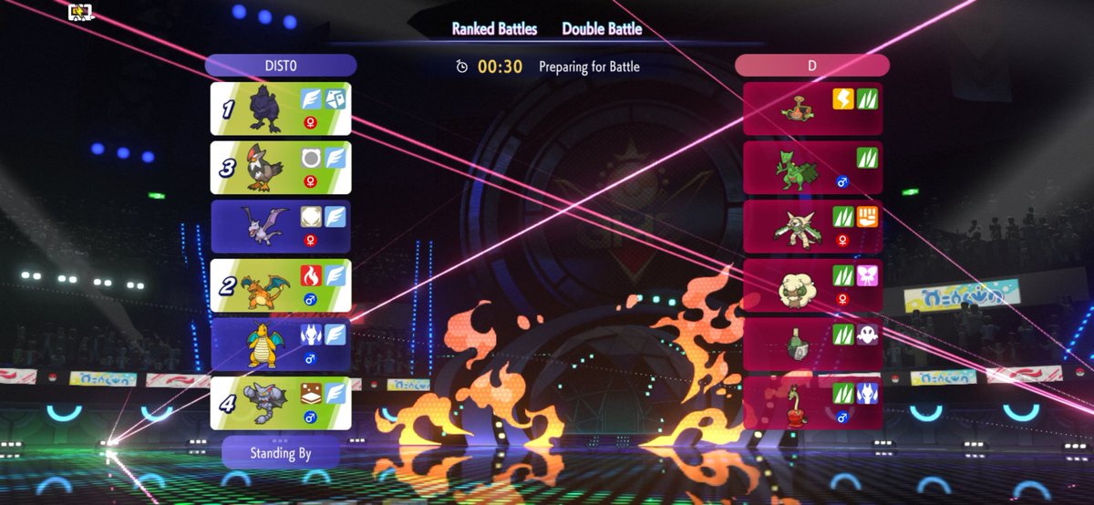 genjutsustorm's tweet photo. I found a fellow gym leader on ranked ladder, holy type advantage!

#pokemonchampions https://t.co/GC9FuDbmh9