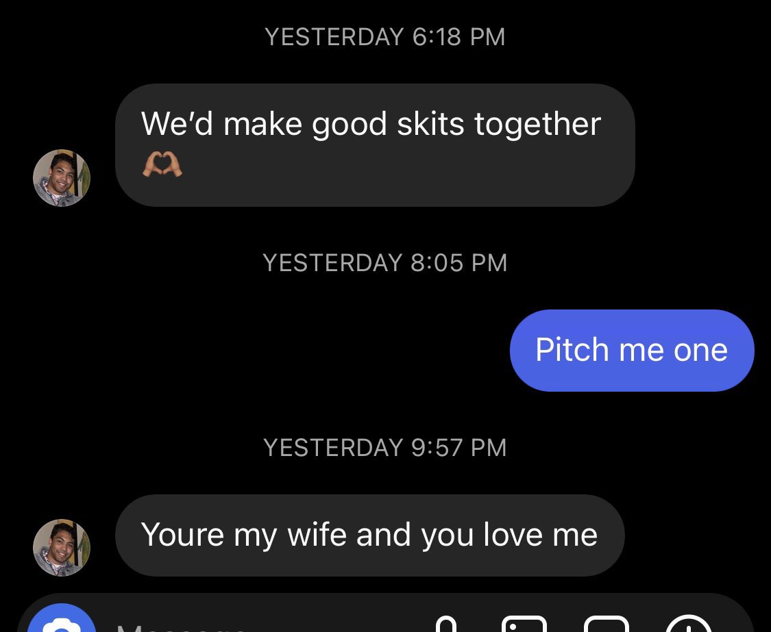 papiwontmiss's tweet photo. A random dm guy kinda cooked with this one https://t.co/ckxpqeq03P