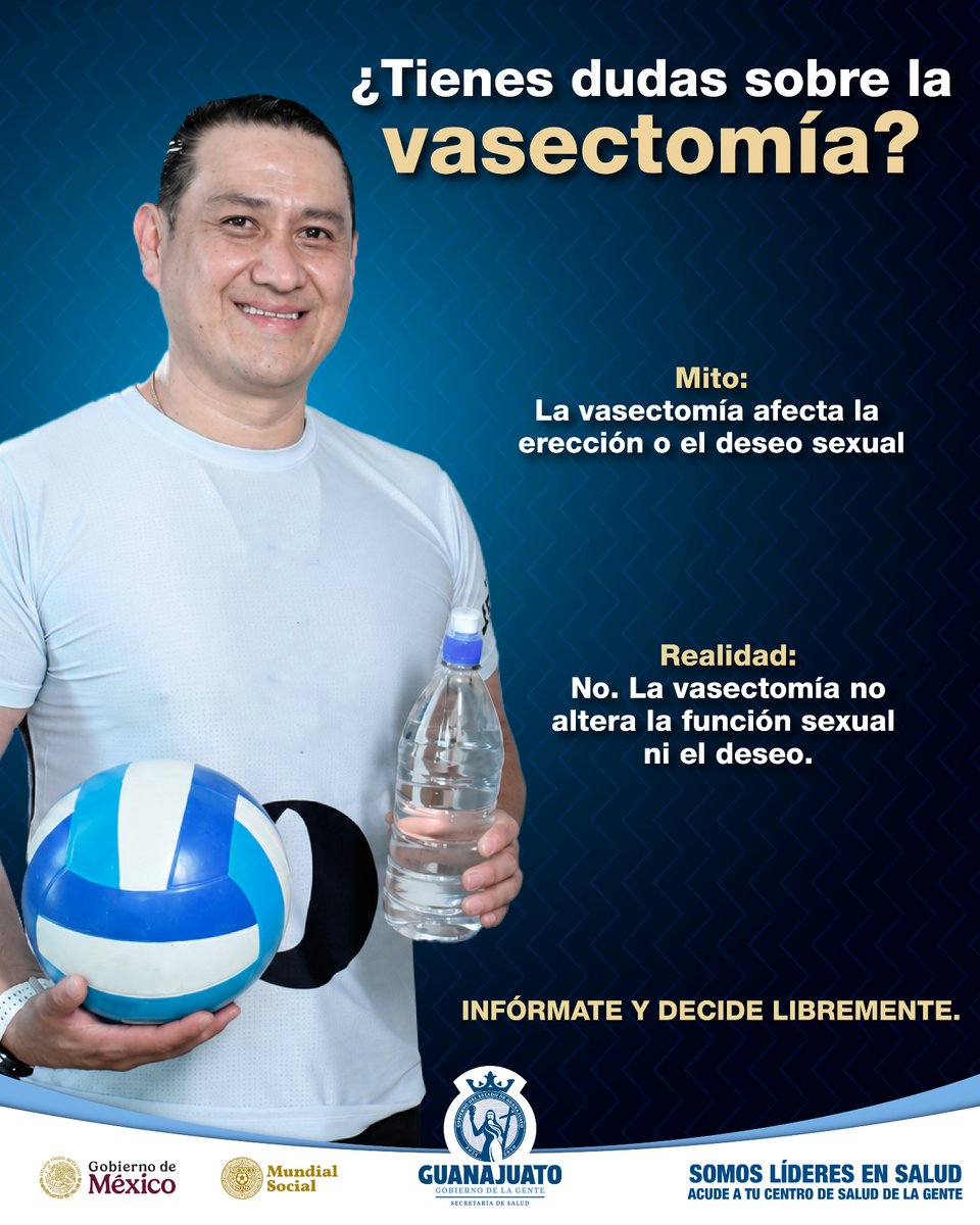 saludgobgente's tweet photo. La planificación familiar es responsabilidad de todos. La vasectomía es un método permanente, seguro y eficaz. 

Infórmate en tu centro de salud de la gente y toma una decisión responsable.

#GobiernoDeLaGente #SomosLíderesEnSalud https://t.co/8FZzuR8oRR