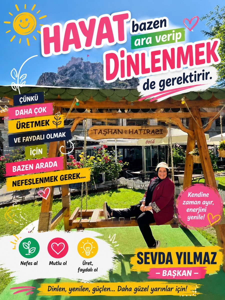 sevdiyilmaz's tweet photo. Kendine zaman ayır, enerjini yenile
#SEVDAYILMAZ #enerji #Motive https://t.co/b4BgNaslaw