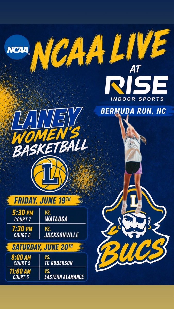 ellajones12_'s tweet photo. Back in action this weekend! Catch us at the NCAA live event! Let’s go Bucs! 💛💙 https://t.co/WOTn9RcdDa