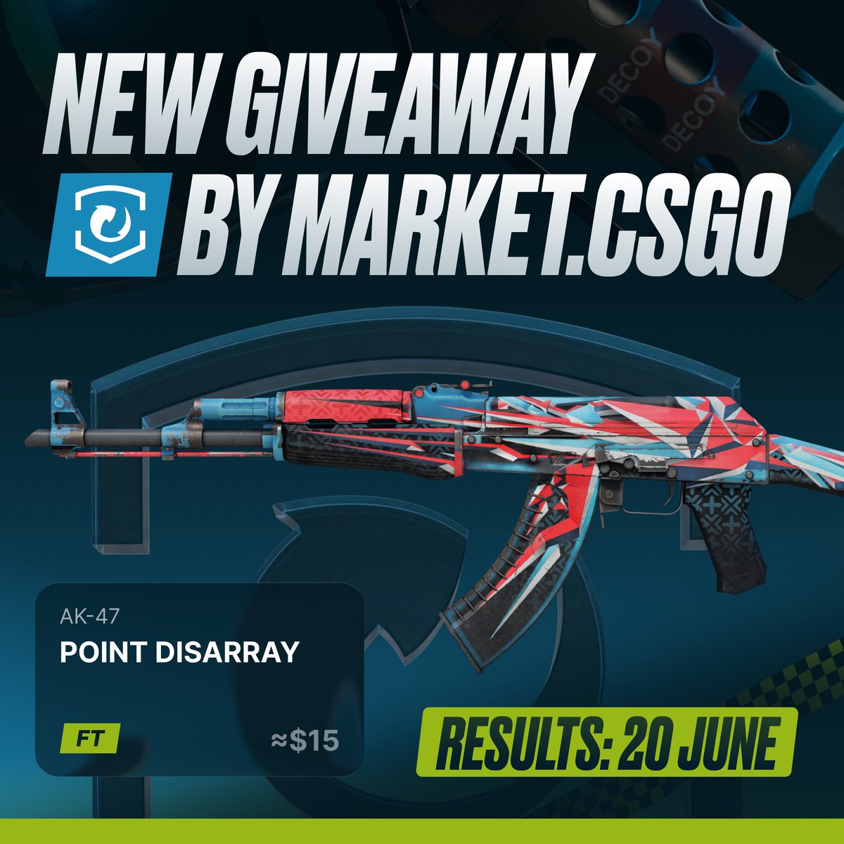 MarketCSGO's tweet photo. Okay everyone, fast giveaway! To enter, like and comment your favorite AK-47 skin 💬

‼️ Bots are NOT welcome https://t.co/yjRxuMTfdP