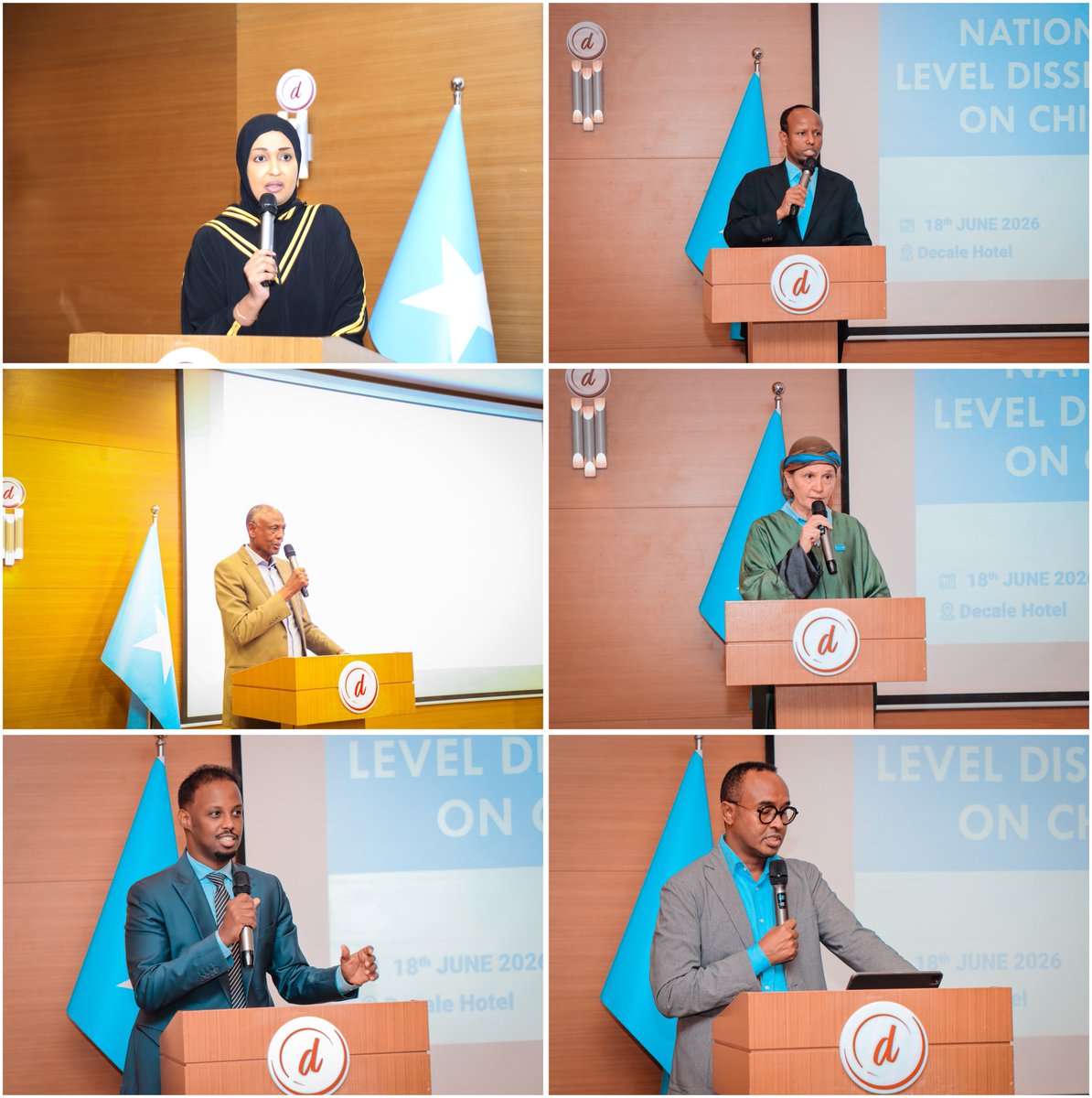 NBS_Somalia's tweet photo. New Evidence for Better Outcomes for Somalia’s Children

Somalia National Bureau of Statistics, in partnership with UNICEF Somalia, today launched the Multidimensional Child Poverty and Deprivation Analysis, providing critical evidence to strengthen child-focused policymaking, planning, nvestment and internments in Somalia.

The report was unveiled by H.E. (Hon) Mohamud Abdirahman Sheikh Farah (BeeneBeene), Minister of Planning, Investment & Economic Development, in the company of H.E. Ali Hajji Adam, Minister of Health & Human Services; H.E. Prof. Saalim Caliyoow Ibroow, Minister of Labour & Social Affairs; H.E. Amb. Khadija Mohamed Al-Makhzoumi, Minister of Women & Family Affairs; Dr. Abdisalam Abdirahman Mohamed, Director General of SNBS; Dr. Hassan Adam Hosow, Chief Economic Advisor to the President & Executive Director of National Economic Council; Mr. Mahamud Moallim Abdulle, Commissioner of SoDMA; and Sandra Lattouf, UNICEF Representative in Somalia. The event also brought together other senior government officials, UN agencies, development & humanitarian partners, academia, civil society organizations among other stakeholders.

Drawing on data from the 2022 Somalia Integrated Household Budget Survey (SIHBS), the analysis examines child wellbeing across key dimensions such as housing, sanitation, education, nutrition, water & access to information. The findings underscore the importance of integrated & coordinated approaches to addressing overlapping deprivations affecting children.

In his keynote speech, Minister for Planning, Hon. BeeneBeene emphasized, "investing in children is investing in Somalia’s future. Credible data and official statistics are indispensable for designing effective policies, targeting resources efficiently and ensuring that every child benefits from our national development planning and development."

Speaking at the launch, SNBS Director General Dr. Abdisalam Mohamed,  noted, “your high level participation today underpins our shared commitment to ensuring that every Somali child has the opportunity not only to survive, but to learn, develop, thrive and reach full potential”, adding that the true value of statistics lies in its ability to inform decisions, improve targeting and translate evidence into better outcomes. 

The report provides an important evidence base for advancing the implementation of Somalia’s National Transformation Plan (2025–2029), Vision 2060 and the Sustainable Development Goals (SDGs). @AbdisalamHumbul @abdirahm_omar                           
To access, read and download the full report, visit SNBS website at https://t.co/eXACxgZDpc 

#OfficialStatistics #DataForDevelopment #Vision2060 #NationalTransformationPlan