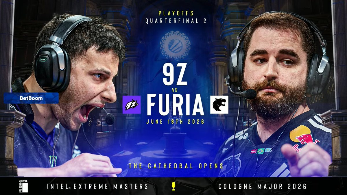 bida's tweet photo. Duelo das Américas vai começar!
Quartas-de-final entre FURIA e 9z!

Ao vivo na 
https://t.co/ROVUNJE9tr
https://t.co/jQ4GArGPs3
https://t.co/K90qKYgmix https://t.co/MUYA3T9HEm