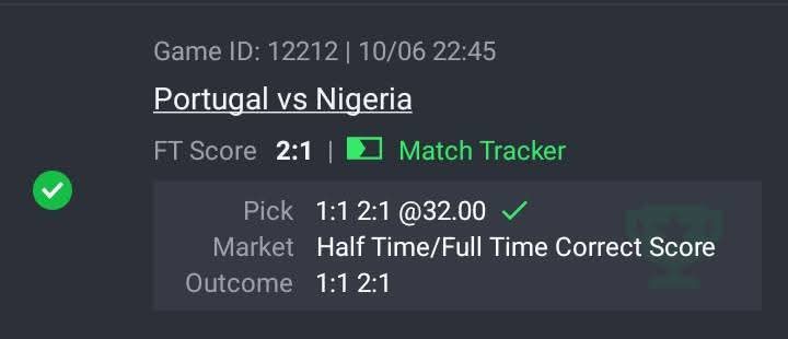 wizard50450's tweet photo. Do you remember this 

Portugal Vs Nigeria
🎯1-1 Half time
🎯2-1 Full time

Today 🪴🪴
Portugal vs Congo
🎯1-1 Half time
🎯?-? FULL TIME

WHAT IS FULL TIME PREDICTION https://t.co/k3FyD0PuhS