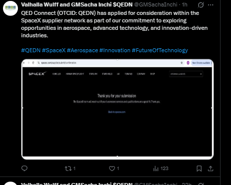 strunberg's tweet photo. $QEDN $SPCX https://t.co/Pa6JxOrlfZ