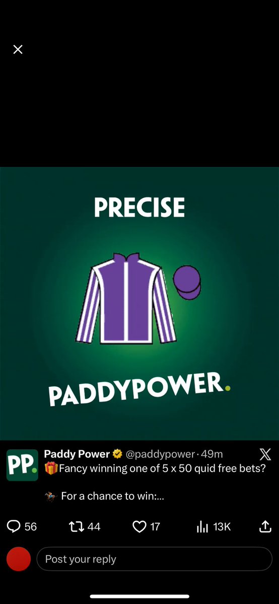 afrochip69's tweet photo. @paddypower https://t.co/TY5COSJHm7