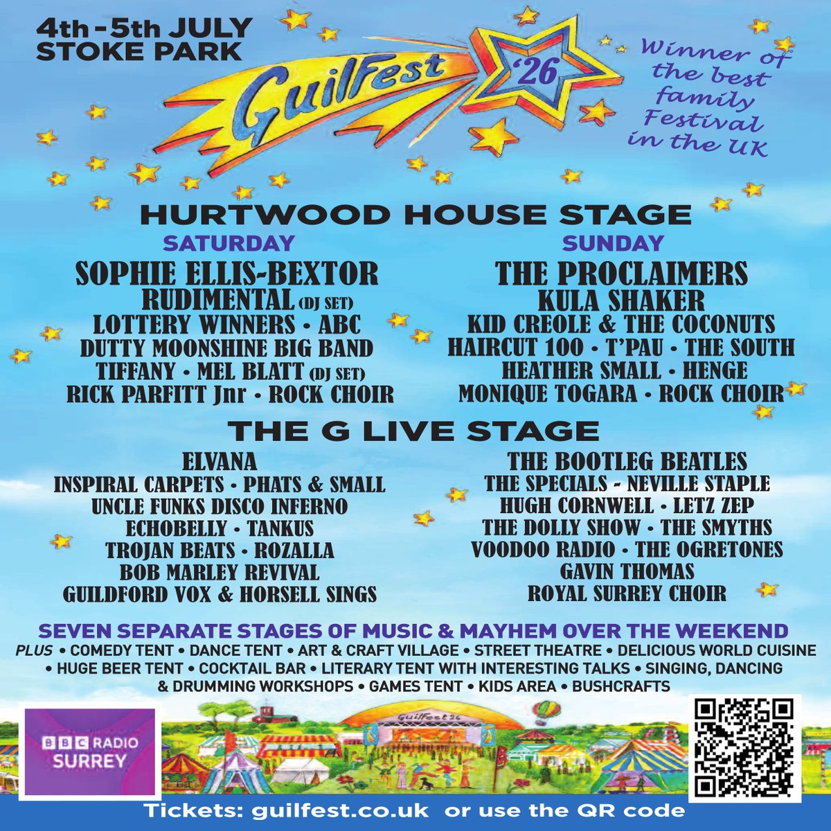 GuilFest's tweet photo. 🌟Final Lineup of our Main Stages at GuilFest ‘26!
We are really excited to announce the final lineups of Two Main Stages at GuilFest 2026. 
Tickets sold out last year, and this year they're selling like hot cakes, so don’t hesitate, secure your tickets now before they sell out!