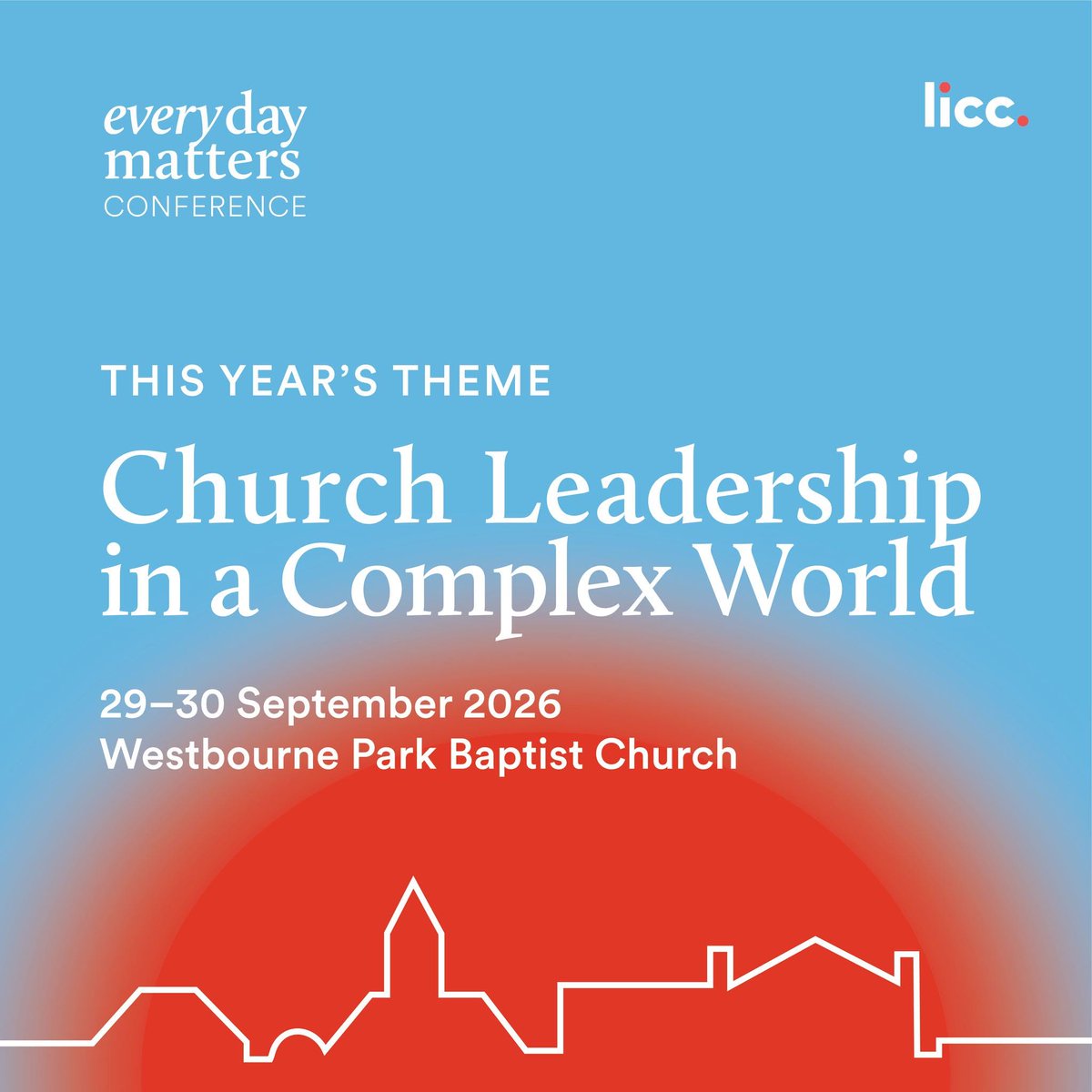 liccltd's tweet photo. The Every Day Matters conference is back!

How can church teams lead with courage in a complex world? Join us in London for a live Re-Enchanting podcast, plus insights from Graham Tomlin, Andrew Ollerton, and the LICC team. 🙌

Book tickets now: https://t.co/udldbWSKDQ https://t.co/g6sa1TlA9G