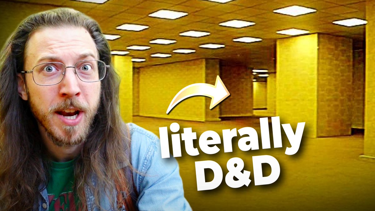 BobWorldBuilder's tweet photo. Backrooms is EASILY the coolest mainstream dungeon crawl of the 2020s
Why aren't more RPG fans talking about this??
▶️ https://t.co/7AY7ls7tR4 https://t.co/4paEzgjhGg