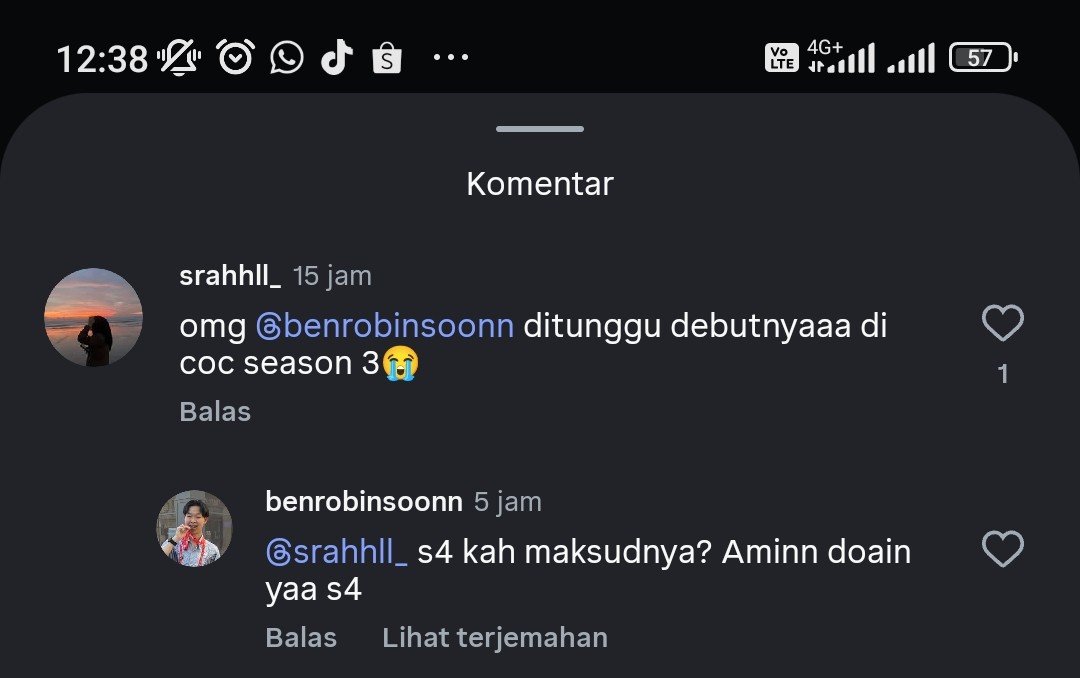 itsmebro6_'s tweet photo. tebakk dehh si Benrobinson bakal masuk S3 gaa? Krn kuliat tbtb mutual dia anak coc s1, s2 bahkan anak aoc pdhl sebelumnyaa engga sebanyak ini😭 diaa tuh humble bgttt, sukakk 🫰🏻🫰🏻 #cocseason3 https://t.co/pnaERcfmhL