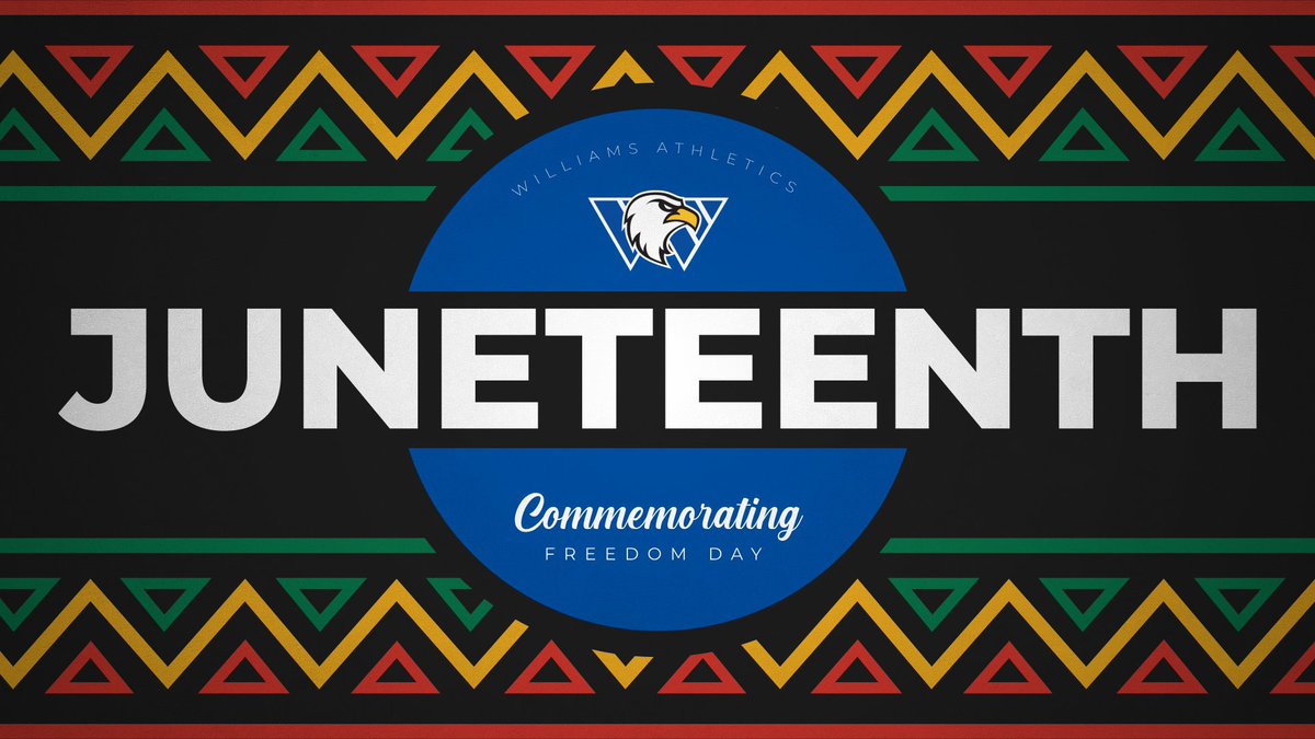 WBUEAGLES's tweet photo. Today we honor Juneteenth and celebrate freedom, resilience, and progress.

#TakeFlight https://t.co/8JxZSOnDlK