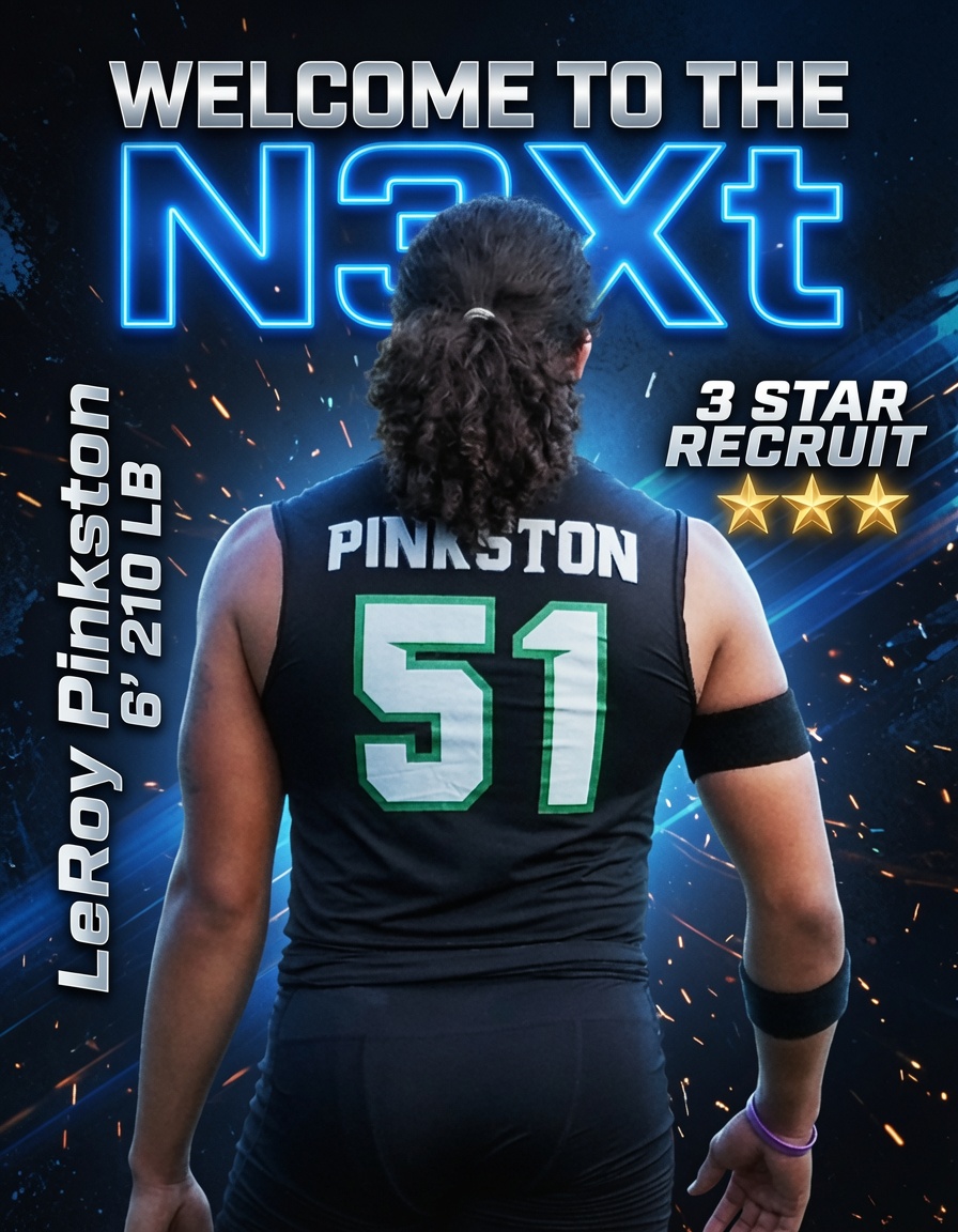 N3XTrecruiting's tweet photo. 🚨 Welcome to the team, LeRoy Pinkston! @LeRoyPinkstonIV 

3-Star LB LeRoy Pinkston (6’0 210) is officially joining the squad 🔥

We’re excited to add this physical, well-built linebacker with great size, speed, and instincts. Ready to see you fly around the field, fill gaps, deliver big hits, and lead the defense with aggressive playmaking!