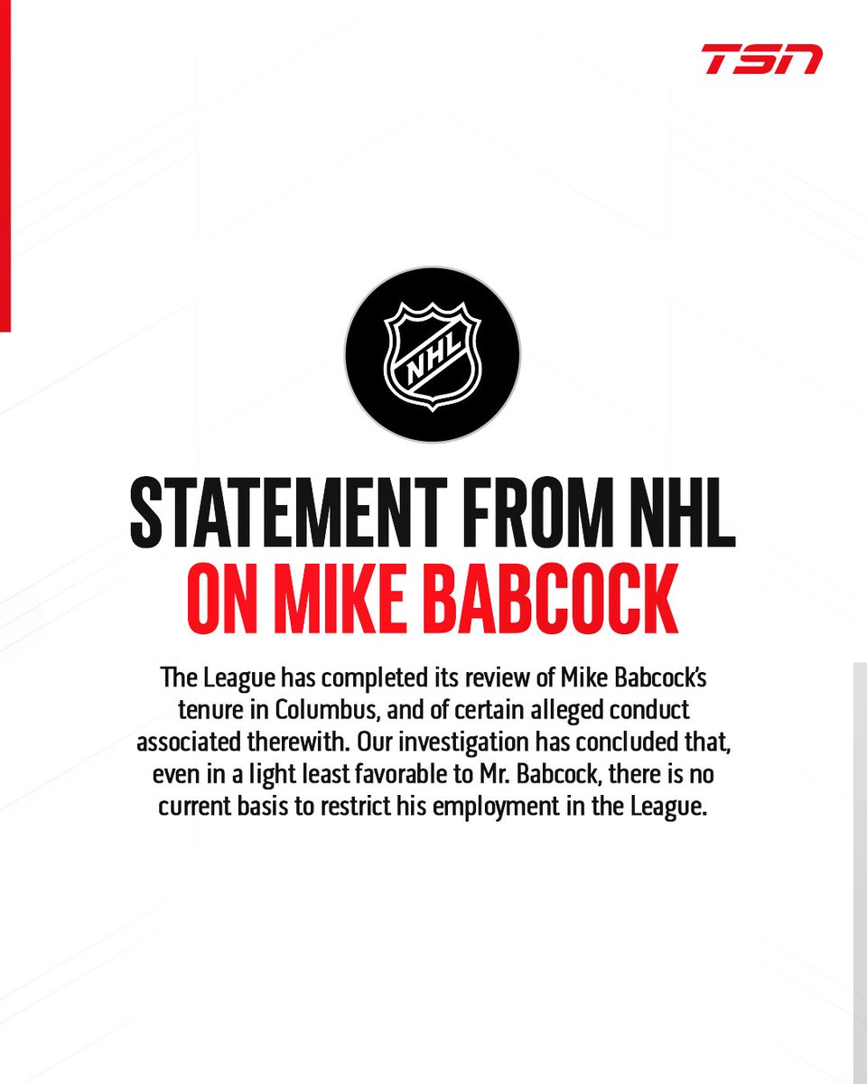 TSN tweet media