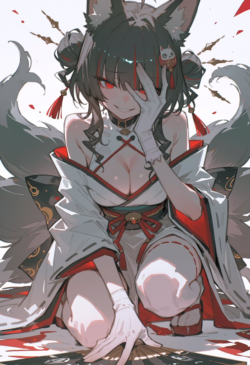 Genzoh1's tweet photo. 花魁狐少女まとめ！🦊 https://t.co/fjBY97ZJGd