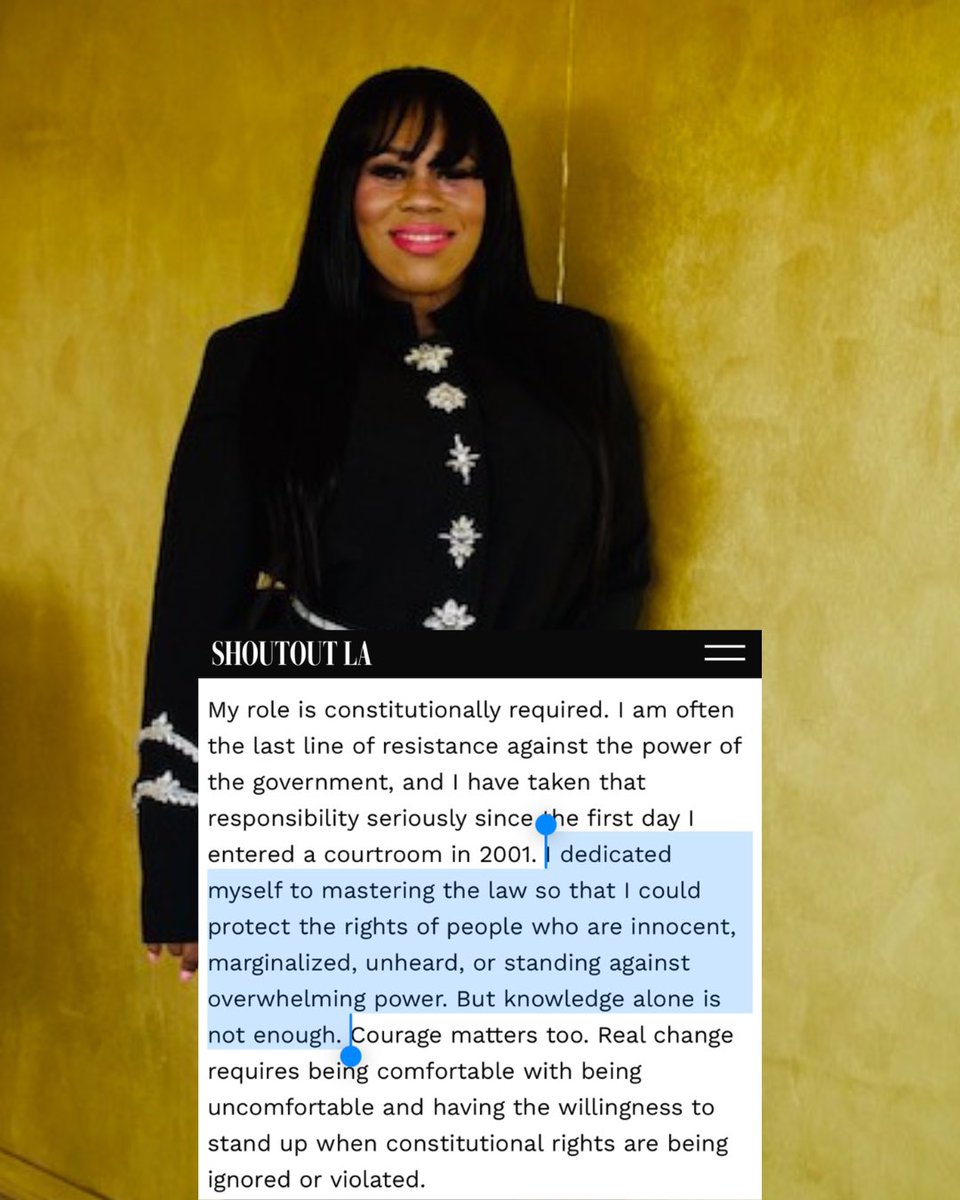 Haymon4Judge's tweet photo. Honored to be featured in SHOUTOUT LA.
I am grateful for the opportunity to share my story and the lessons I’ve learned about why diverse experiences strengthen the judiciary.

https://t.co/uv0CZz5rDA https://t.co/yxcVNJIcmY