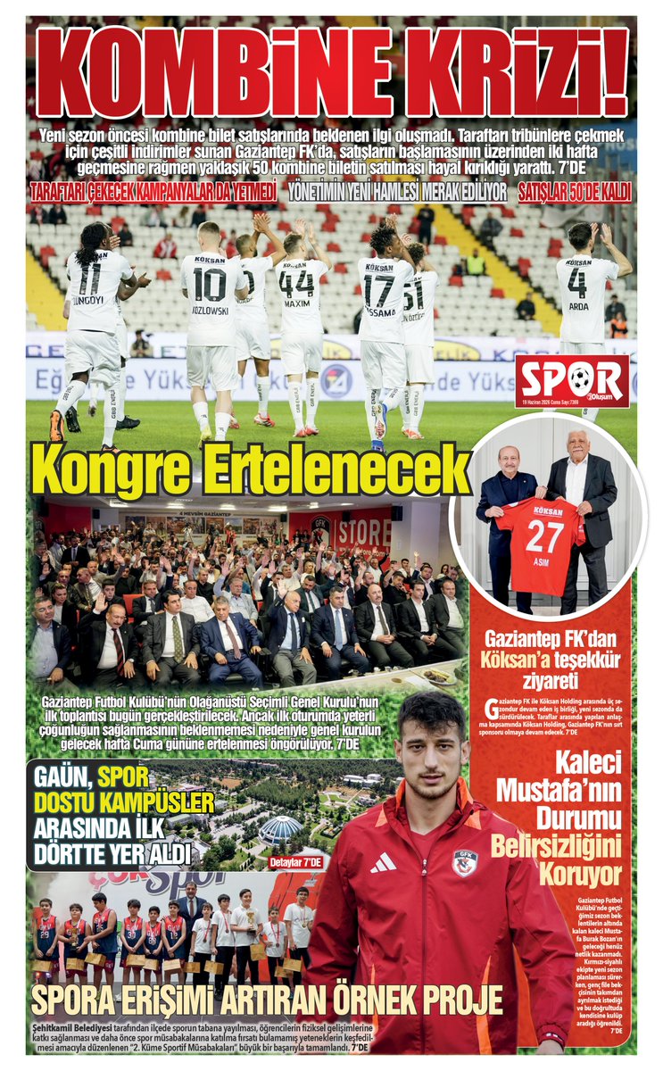 gaziantepolusum's tweet photo. Gazetemizin tüm sayfalarını aşağıdaki E-Gazete linkini tıklayarak takip edebilirsiniz.
https://t.co/iKkdxf92aM https://t.co/ix1T9mQC88